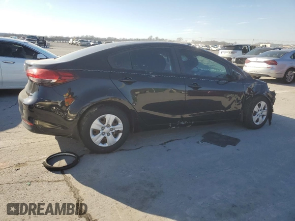 2017 Kia Forte LX with VIN 3KPFK4A77HE050159, listed as a Copart auction lot 48134215 with 0 mi miles and Salvage Title. Bid and sale history available at carsss.com. Image 3.