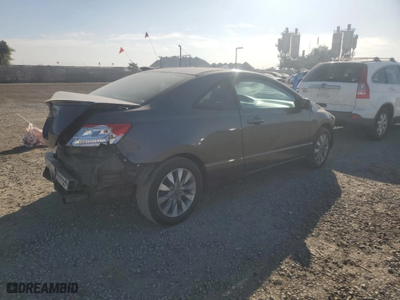 2010 Honda Civic Cpe EX-L with VIN 2HGFG1B94AH533121, listed as a Copart auction lot 82795494 with 187,491 mi miles and Salvage Title. Bid and sale history available at carsss.com. Image 3.