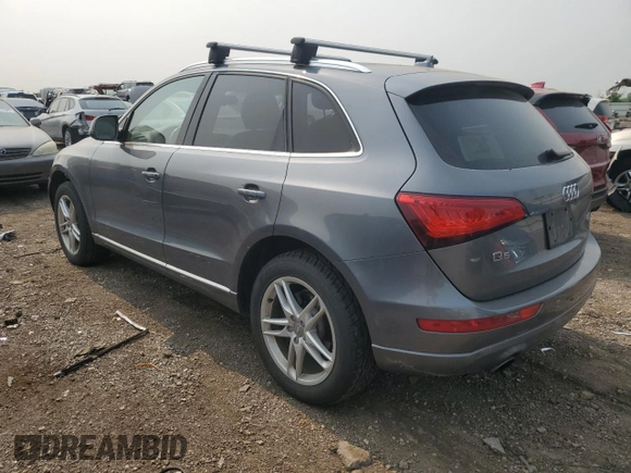 2013 Audi Q5 Premium Plus with VIN WA1LFAFP8DA033425, listed as a Copart auction lot 58250535 with 85,015 mi miles and Salvage title. Bid and sale history available at DreamBid. Image 2.