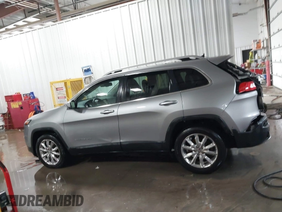 2016 Jeep Cherokee Limited with VIN 1C4PJMDB7GW283017, listed as a IAAI auction lot 41520558 with 79,630 mi miles. Bid and sale history available at carsss.com. Image 14.
