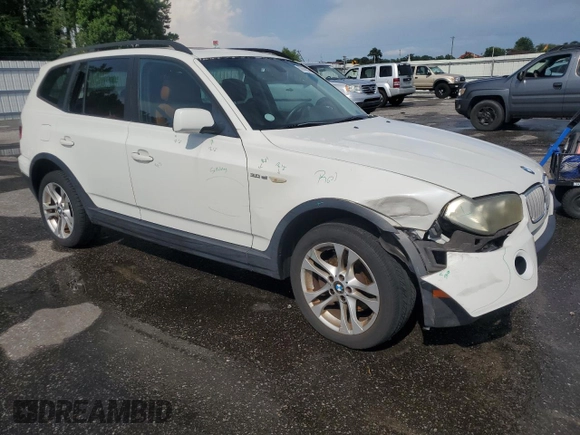 2007 BMW X3 3.0si with VIN WBXPC93477WF24672, listed as a Copart auction lot 60688365 with 140,919 mi miles and Salvage title. Bid and sale history available at DreamBid. Image 4.