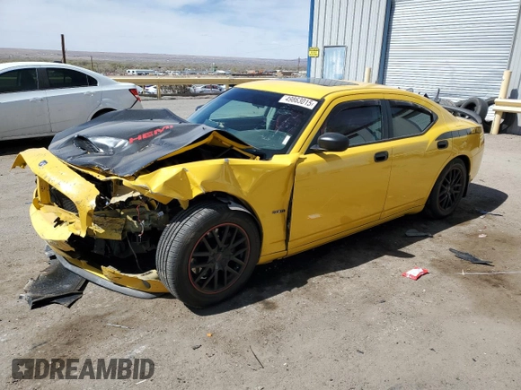 2006 Dodge Charger R/T with VIN 2B3KA53H56H385386, listed as a Copart auction lot 49863015 with 94,512 mi miles and Salvage Title. Bid and sale history available at carsss.com. Image 1.