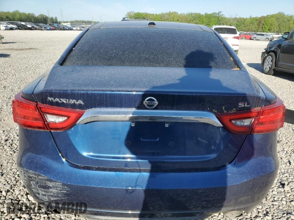 2017 Nissan Maxima SV with VIN 1N4AA6AP4HC446667, listed as a Copart auction lot 52971875 with Not Provided miles and Salvage Title. Bid and sale history available at carsss.com. Image 6.