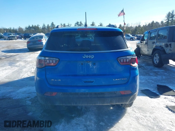 2020 Jeep Compass Limited with VIN 3C4NJDCB1LT147961, listed as a IAAI auction lot 41508964 with 74,613 mi miles. Bid and sale history available at carsss.com. Image 16.