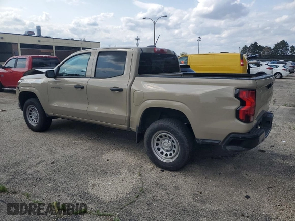 2023 Chevrolet Colorado 2WD Work Truck with VIN 1GCGSBECXP1170474, listed as a Copart auction lot 59870795 with 25,739 mi miles and Clean title. Bid and sale history available at DreamBid. Image 2.