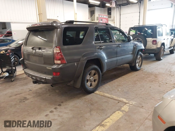 2005 Toyota 4Runner SR5 with VIN JTEBT14R158023791, listed as a IAAI auction lot 42011427 with 142,289 mi miles and . Bid and sale history available at DreamBid. Image 4.