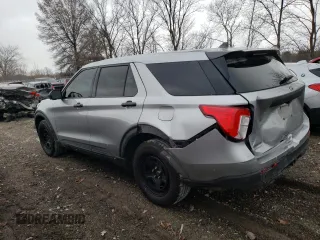 2021 Ford Police Interceptor Utility z VIN 1FM5K8AB8MGB24525, wystawiony jako Copart lot #84195304 z przebiegiem 49 447 mil mil oraz Szkody całkowita. Historia ofert i sprzedaży dostępna na DreamBid. Obrazek 2.