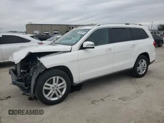 2016 Mercedes-Benz GL with VIN 4JGDF6EE8GA687915, listed as a Copart auction lot 45693405 with 108,814 mi miles and Salvage Title. Bid and sale history available at carsss.com. Image 1.