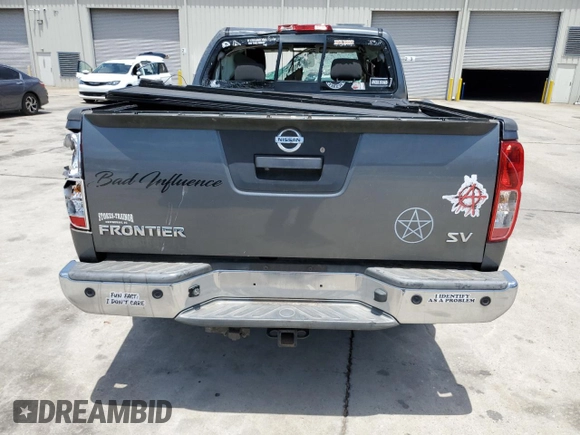 2016 Nissan Frontier SV with VIN 1N6AD0CU7GN781634, listed as a Copart auction lot 58527995 with 64,560 mi miles and Salvage title. Bid and sale history available at DreamBid. Image 6.