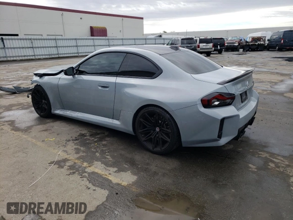 2023 BMW M2 with VIN 3MF13DM08P8C92118, listed as a Copart auction lot 84905124 with 18,454 mi miles and Salvage Title. Bid and sale history available at carsss.com. Image 2.