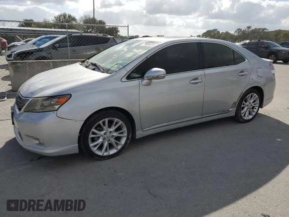 2010 Lexus HS with VIN JTHBB1BA9A2018368, listed as a Copart auction lot 79904094 with Not Provided miles and Salvage Title. Bid and sale history available at carsss.com. Image 1.
