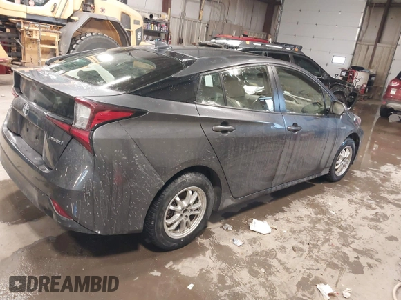 2020 Toyota Prius LE with VIN JTDL9RFU8L3016452, listed as a IAAI auction lot 41417551 with 52,810 mi miles and . Bid and sale history available at DreamBid. Image 4.