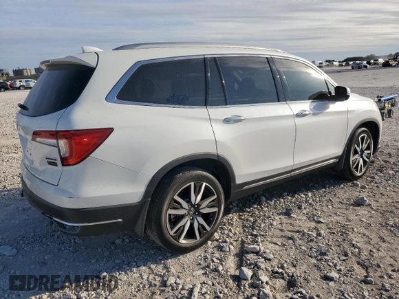 2022 Honda Pilot Touring 7-Passenger with VIN 5FNYF5H65NB011768, listed as a Copart auction lot 74134503 with 27,517 mi miles and Salvage title. Bid and sale history available at DreamBid. Image 3.