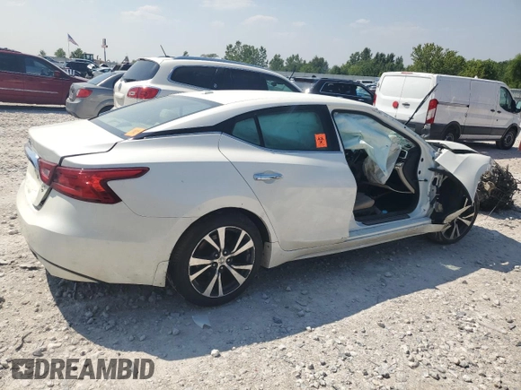 2016 Nissan Maxima SV with VIN 1N4AA6APXGC388398, listed as a Copart auction lot 64221825 with Not provided miles and Clean title. Bid and sale history available at DreamBid. Image 3.