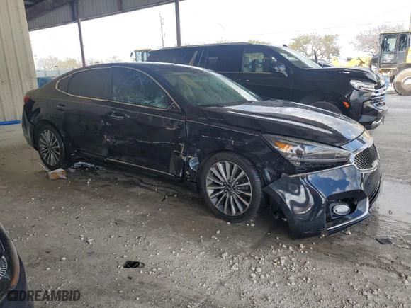2017 Kia Cadenza Premium with VIN KNALB4J17H5066255, listed as a Copart auction lot 50969525 with 101,690 mi miles and Salvage Title. Bid and sale history available at carsss.com. Image 4.