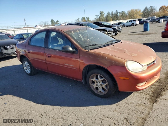 2000 Dodge Neon Highline with VIN 1B3ES46CXYD687325, listed as a Copart auction lot 77815514 with 43,947 mi miles and Clean Title. Bid and sale history available at carsss.com. Image 4.