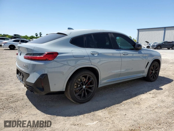 2024 BMW X4 M40i с VIN 5UX43DT00R9X03584, выставлен на аукционе Copart как лот 52022455 с пробегом 6 148 миль миль и Списание • Salvage title. История ставок и продаж доступна на DreamBid. Изображение 3.