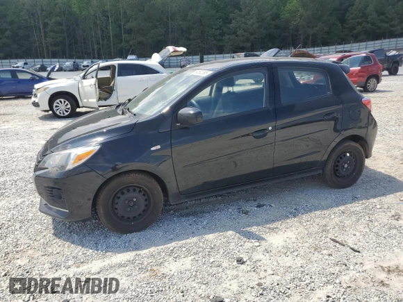 2022 Mitsubishi Mirage ES с VIN ML32AUHJ5NH009170, выставлен на аукционе Copart как лот 54582395 с пробегом 152 663 миль миль и Списание • Salvage title. История ставок и продаж доступна на DreamBid. Изображение 1.