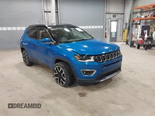 2018 Jeep Compass Limited with VIN 3C4NJCCB6JT272896, listed as a IAAI auction lot 41868235 with 60,618 mi miles and . Bid and sale history available at DreamBid. Image 1.