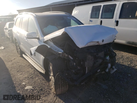 2019 Mercedes-Benz GLS with VIN 4JGDF6EE1KB237526, listed as a Copart auction lot 40089223 with 47,541 mi miles. Bid and sale history available at carsss.com. Image 4.