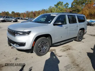 2024 Jeep Wagoneer Series II with VIN 1C4SJRBP7RS127107, listed as a Copart auction lot 76860174 with 20,594 mi miles and Clean title. Bid and sale history available at DreamBid. Image 1.