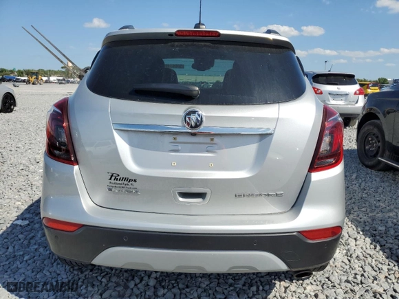 2017 Buick Encore Premium with VIN KL4CJDSB8HB026775, listed as a Copart auction lot 50061195 with 57,279 mi miles and Salvage Title. Bid and sale history available at carsss.com. Image 6.