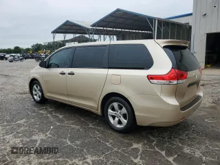 2014 Toyota Sienna L with VIN 5TDZK3DC3ES499663, listed as a Copart auction lot 57615535 with 201,561 mi miles and Salvage title. Bid and sale history available at DreamBid. Image 2.