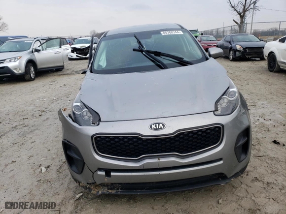 2019 Kia Sportage LX with VIN KNDPM3AC1K7593567, listed as a Copart auction lot 85780744 with 130,345 mi miles and Salvage Title. Bid and sale history available at carsss.com. Image 5.