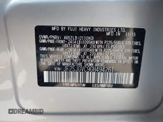 2016 Subaru Forester XT Touring with VIN JF2SJGVC9GH494261, listed as a IAAI auction lot 42560478 with 80,520 mi miles and . Bid and sale history available at DreamBid. Image 9.