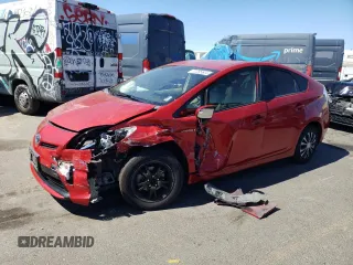 2015 Toyota Prius Four with VIN JTDKN3DU4F1887775, listed as a Copart auction lot 71395644 with 0 mi miles and Salvage Title. Bid and sale history available at carsss.com. Image 1.