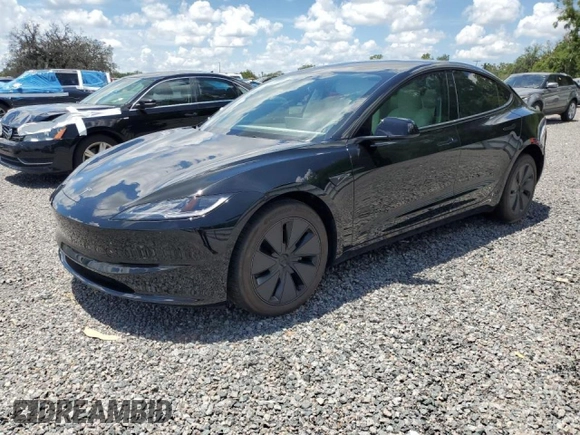 2025 Tesla Model 3 Long Range with VIN 5YJ3E1EA8SF984931, listed as a Copart auction lot 61259345 with 2,248 mi miles and Salvage title. Bid and sale history available at DreamBid. Image 1.