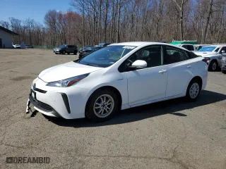 2021 Toyota Prius L Eco with VIN JTDKAMFU9M3148384, listed as a Copart auction lot 52509565 with 159,435 mi miles and Clean Title. Bid and sale history available at carsss.com. Image 1.