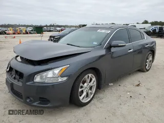 2012 Nissan Maxima 3.5 SV w/Sport Pkg with VIN 1N4AA5AP9CC814599, listed as a Copart auction lot 89411685 with 164,964 mi miles and Salvage Title. Bid and sale history available at carsss.com. Image 1.