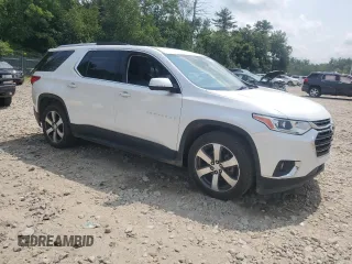 2018 Chevrolet Traverse LT Leather with VIN 1GNEVHKW1JJ223187, listed as a Copart auction lot 64687454 with 86,946 mi miles and Salvage Title. Bid and sale history available at carsss.com. Image 4.