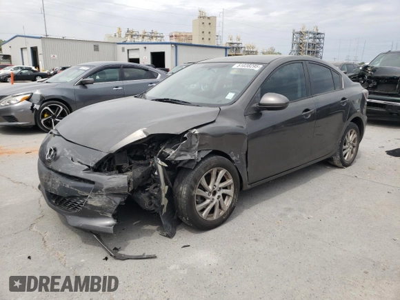 2013 Mazda 3 i Touring with VIN JM1BL1V76D1744827, listed as a Copart auction lot 51038295 with 152,292 mi miles and Salvage Title. Bid and sale history available at DreamBid. Image 1.