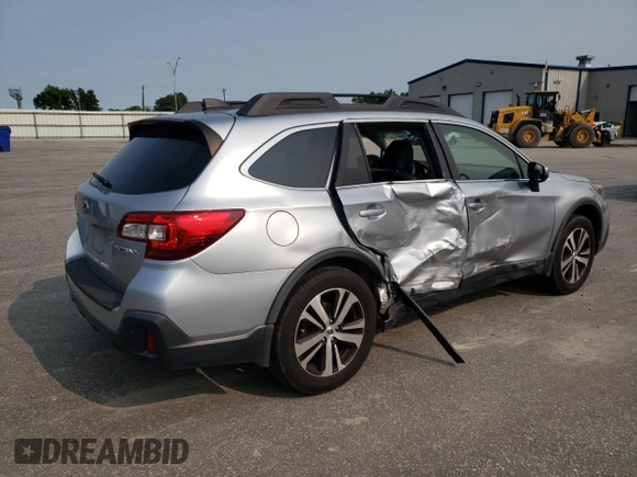 2018 Subaru Outback Limited with VIN 4S4BSANC6J3202333, listed as a Copart auction lot 59186985 with 66,033 mi miles and Salvage title. Bid and sale history available at DreamBid. Image 3.