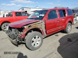 2012 Nissan Pathfinder S z VIN 5N1AR1NN2CC625406, wystawiony jako Copart lot #43280015 z przebiegiem 115 795 mil mil oraz Szkoda całkowita • Salvage title. Historia ofert i sprzedaży dostępna na DreamBid. Obrazek 1.