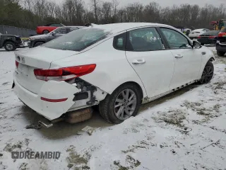 2019 Kia Optima LX with VIN 5XXGT4L31KG369860, listed as a Copart auction lot 45542435 with 126,119 mi miles and Salvage Title. Bid and sale history available at carsss.com. Image 3.
