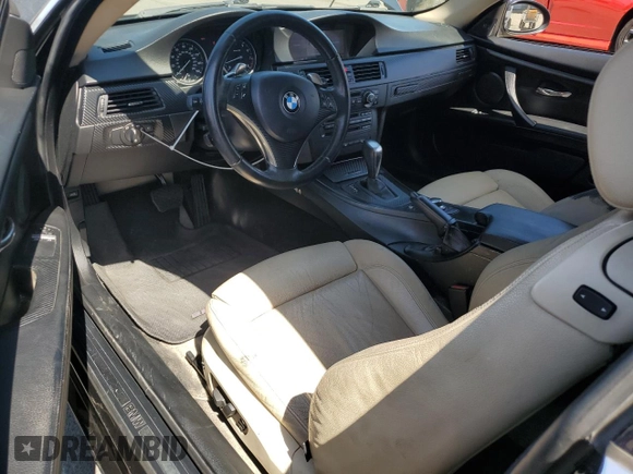 2008 BMW 3 Series 328i with VIN WBAWV13508P118493, listed as a Copart auction lot 57826135 with 140,222 mi miles and Salvage title. Bid and sale history available at DreamBid. Image 8.
