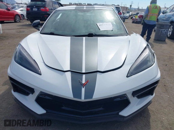 2020 Chevrolet Corvette 3LT with VIN 1G1Y82D40L5109949, listed as a IAAI auction lot 40577133 with 1 mi miles. Bid and sale history available at carsss.com. Image 13.