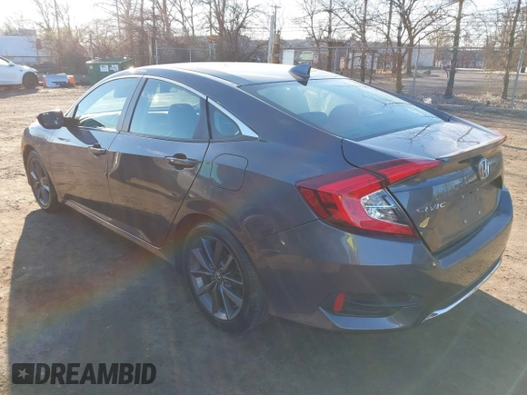 2021 Honda Civic Sedan EX-L with VIN 2HGFC1F71MH704156, listed as a IAAI auction lot 41339459 with 30,120 mi miles. Bid and sale history available at carsss.com. Image 3.