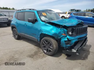 2021 Jeep Renegade 80th Anniversary with VIN ZACNJDBB3MPN31456, listed as a Copart auction lot 56538105 with Not provided miles and Salvage title. Bid and sale history available at DreamBid. Image 4.