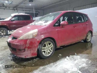 2007 Honda Fit Sport with VIN JHMGD37607S001354, listed as a Copart auction lot 45684445 with 203,204 mi miles and Clean Title. Bid and sale history available at carsss.com. Image 1.
