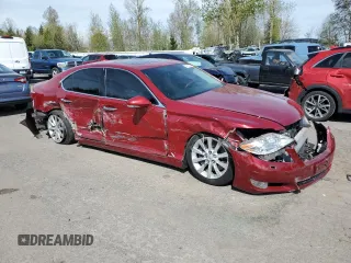 2010 Lexus LS 460 with VIN JTHCL5EF2A5008358, listed as a Copart auction lot 52795035 with 103,223 mi miles and Salvage title. Bid and sale history available at DreamBid. Image 4.