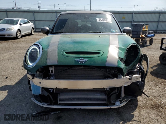 2022 MINI Hardtop 4 Door Cooper S with VIN WMW53DK0XN2R31664, listed as a Copart auction lot 54488225 with 15,035 mi miles and Salvage title. Bid and sale history available at DreamBid. Image 5.