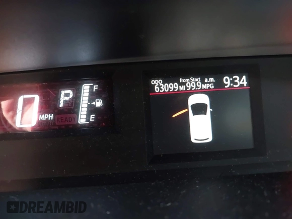 2017 Toyota Prius One with VIN JTDKDTB31H1593038, listed as a IAAI auction lot 41275842 with 63,099 mi miles and . Bid and sale history available at DreamBid. Image 15.