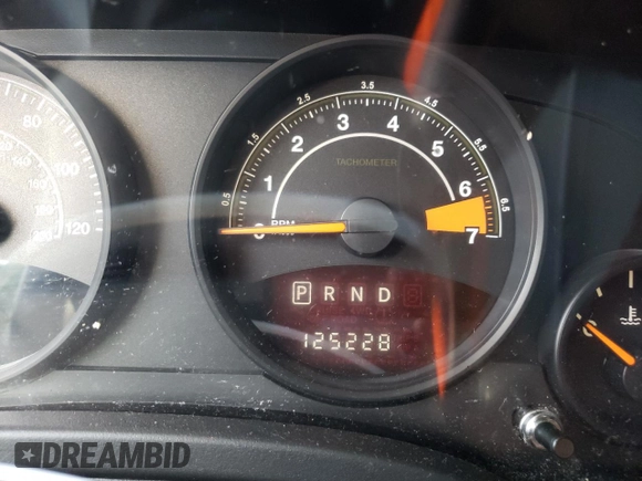 2016 Jeep Compass Sport with VIN 1C4NJDBB1GD521904, listed as a Copart auction lot 65169062 with 125,228 mi miles. Bid and sale history available at carsss.com. Image 8.