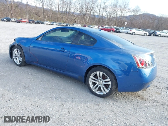 2010 Infiniti G37 Coupe x with VIN JN1CV6EL7AM153833, listed as a IAAI auction lot 41867940 with 118,329 mi miles. Bid and sale history available at carsss.com. Image 3.