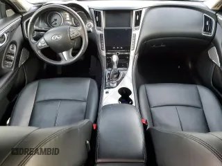 2017 Infiniti Q50 3.0t Premium with VIN JN1EV7ARXHM834121, listed as a Copart auction lot 83004444 with 90,569 mi miles and Salvage Title. Bid and sale history available at carsss.com. Image 8.
