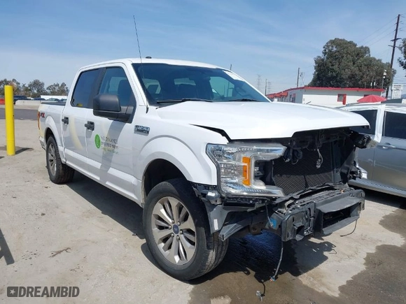 2018 Ford F-150 XL with VIN 1FTEW1CP2JKF59249, listed as a IAAI auction lot 41749997 with 122,020 mi miles. Bid and sale history available at carsss.com. Image 1.